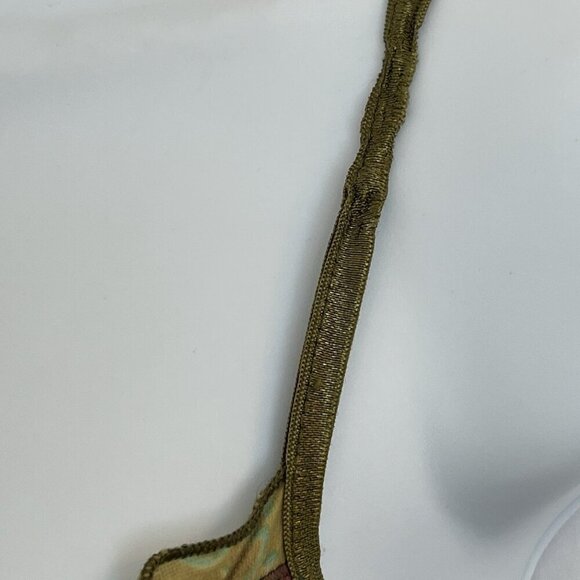 Vintage 90s Y2K Byer Too Babydoll Slip Dress Green FLoral L Boho Milkmaid Fairy - Picture 16 of 16